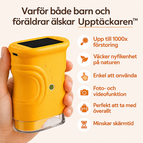 Upptäckaren™ – För barn som vill se världen på nära håll